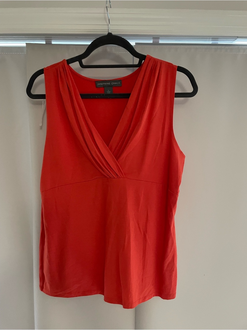 Josephine Chaus orange Sleeveless V-Neck Top